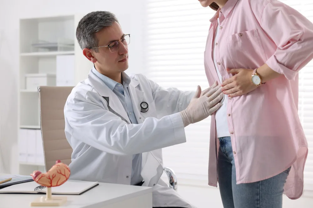 Consulta médica gastroenterología